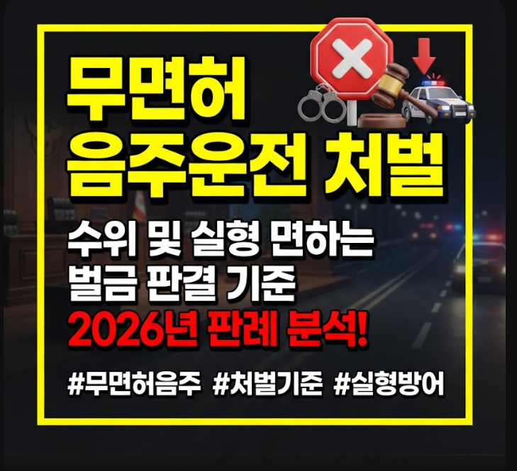 무면허 음주운전 처벌