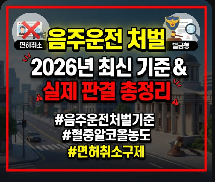 음주운전 처벌 수위