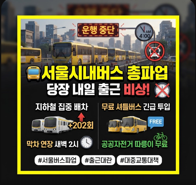 서울시내버스 파업
