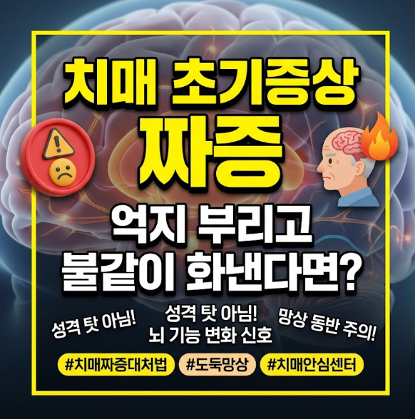치매 초기증상 짜증